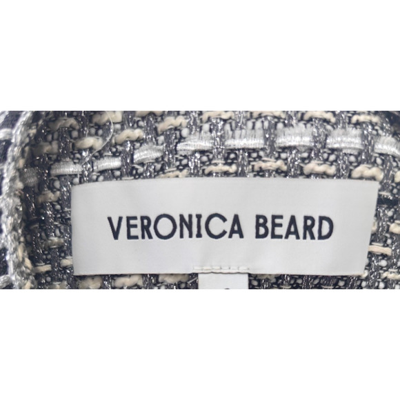 Veronica Beard Alessia Tailored Tweed Jacket 10 - Picture 12 of 12